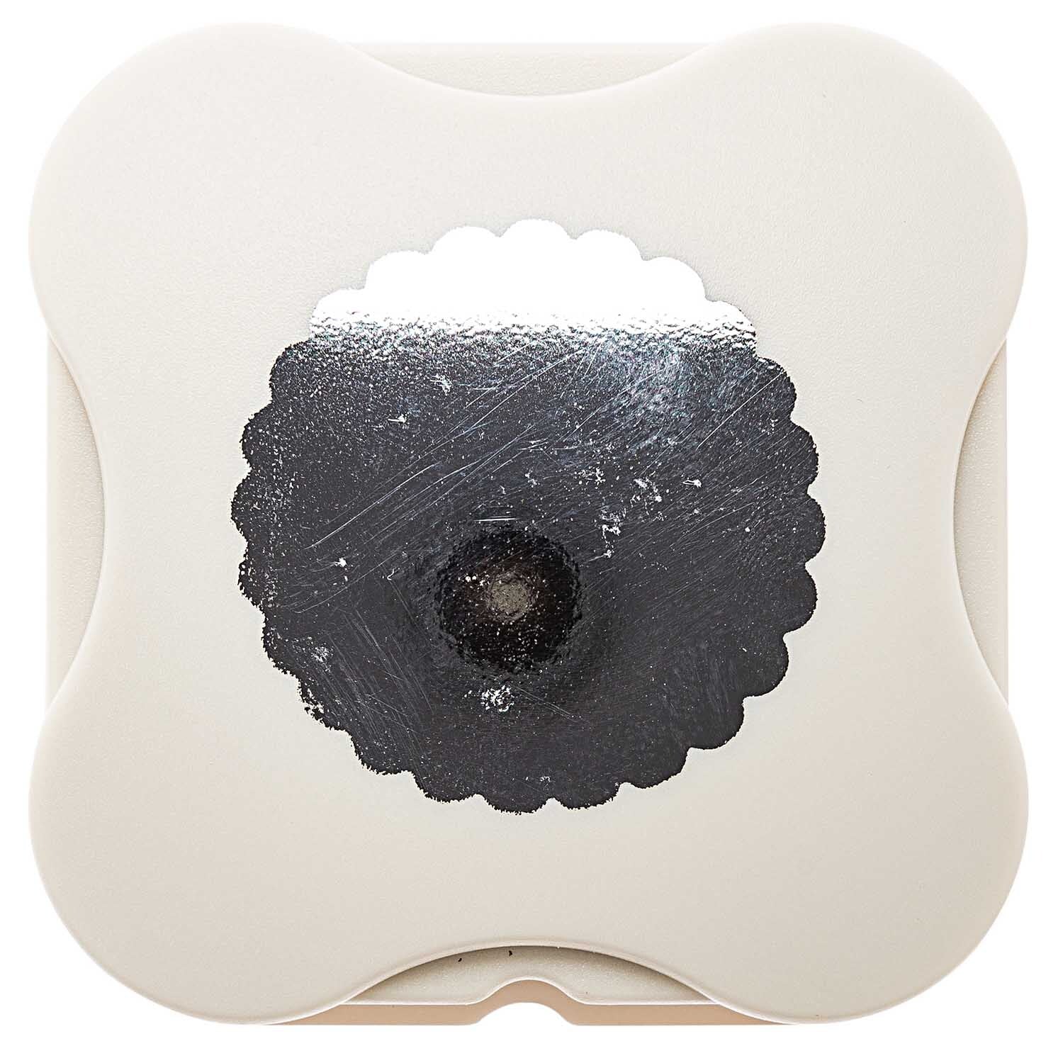 Motivstanzer Rosette gezackt rund magnetisch 3cm