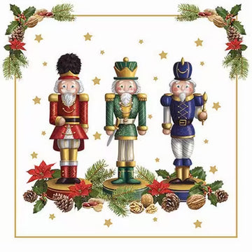 Ambiente Servietten Bearded Nutcracker FSC Mix 33x33cm 20 Stück/Packung