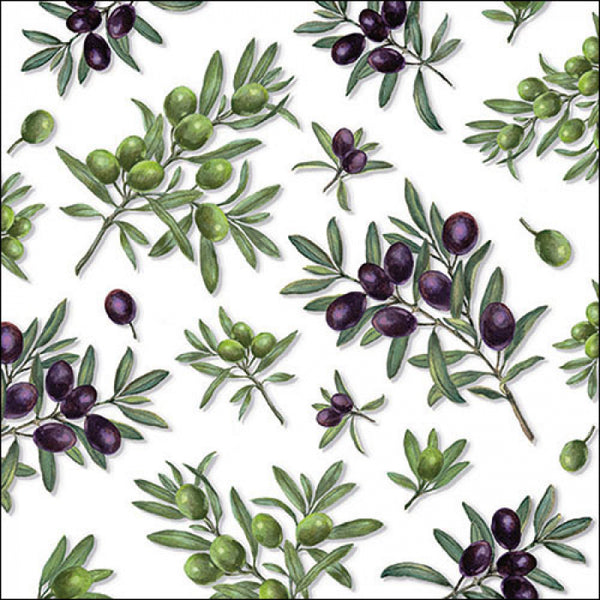 Ambiente Servietten Olives all over FSC Mix 33x33cm 20 Stück