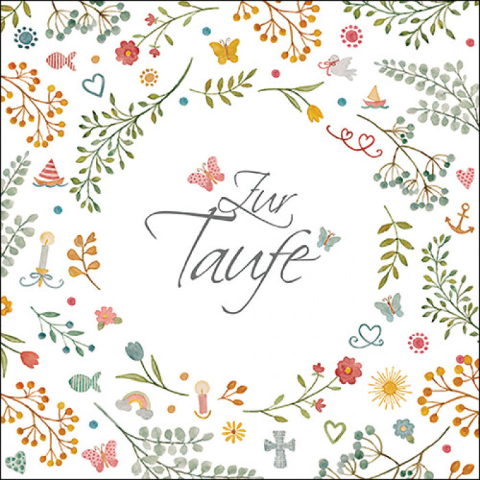 Ambiente Servietten 33x33 Zur Taufe 20Stück