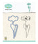 Snellen Design Silikonstempel und Stanzschablone Mohnblume 9,5x4cm