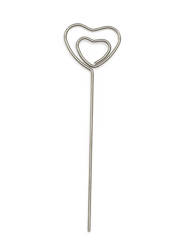 Notizhalter aus Metall Herz 15cm 1 Stück