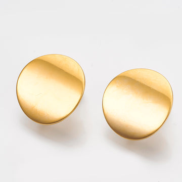Ohrstecker mit Platine und Aufhängeöse aus Edelstahl 20mm 2 Paar