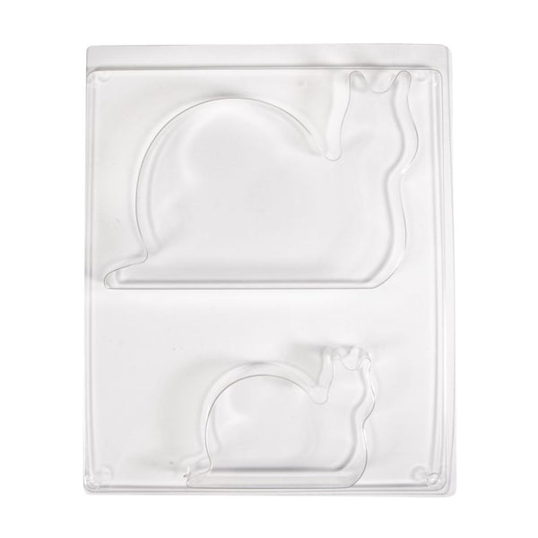 PET Gießform Schnecken 15,5x11x2cm+9,5x6,6x2cm