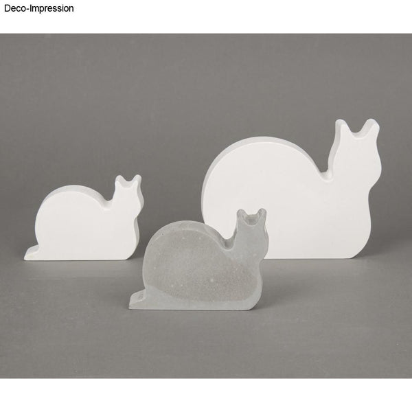 PET Gießform Schnecken 15,5x11x2cm+9,5x6,6x2cm