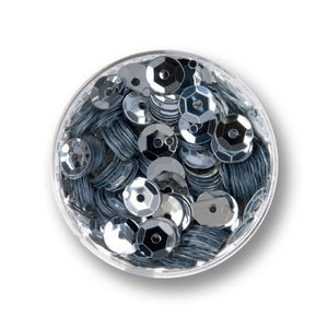 Pailletten-Schüssel silber 6mm 30g 4000 Stück