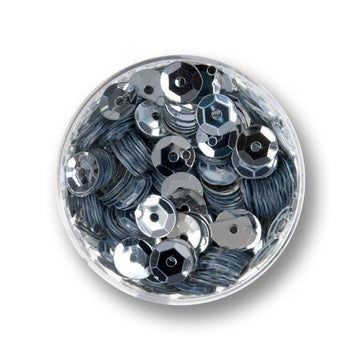 Pailletten-Schüssel silber 6mm 30g 4000 Stück