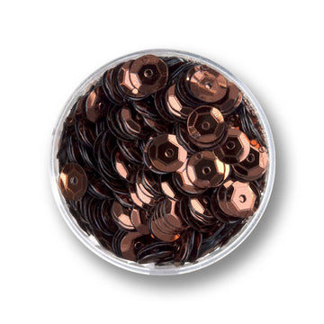 Pailletten Schüssel braun 6mm 30g 4000 Stück