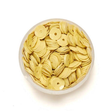 Pailletten Schüssel satt gelb AB 6mm 30gr ca. 4000 Stück