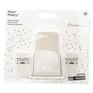 Paper Poetry Bordürenstanzer Blumen klein 1,5x4cm