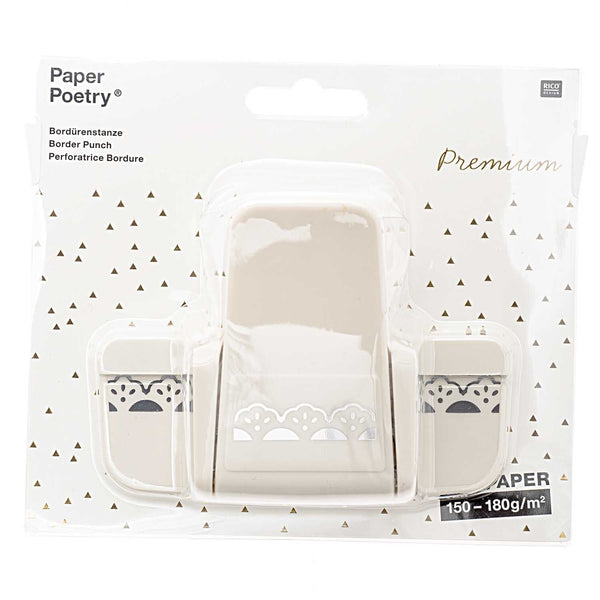 Paper Poetry Bordürenstanzer Blumen klein 1,5x4cm