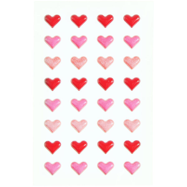 Paper Poetry Mini Puffy Sticker Herzen 32-teilig