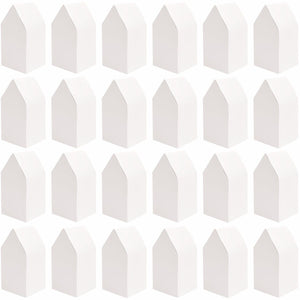 Paper Poetry Papphäuser vorgestanzt 15x7,5x7,5cm 24 Stück weiß