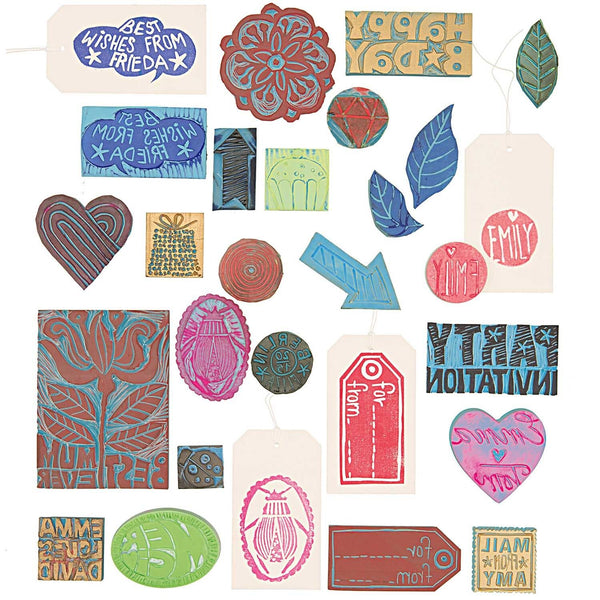 Paper Poetry Holzstempelgriff Herz 6x6cm