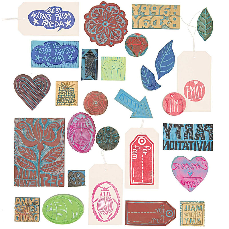 Paper Poetry Holzstempelgriff Herz 6x6cm