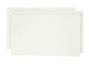 Papierpulpe Zellulose naturweiß Blatt 20x12 cm 100g