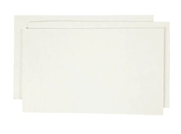 Papierpulpe Zellulose naturweiß Blatt 20x12 cm 100g