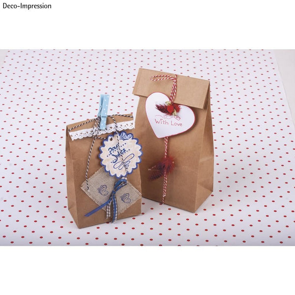 Papiertüte braun Lebensmittelecht 9,5x6x16cm 8 Stück
