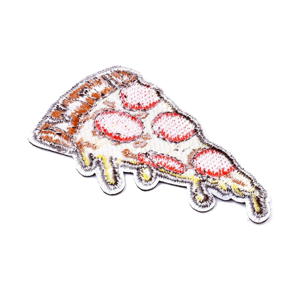 Patch Pizzastück Dreieck rund Aufbügeln/Aufnähen 81x41x1,5mm