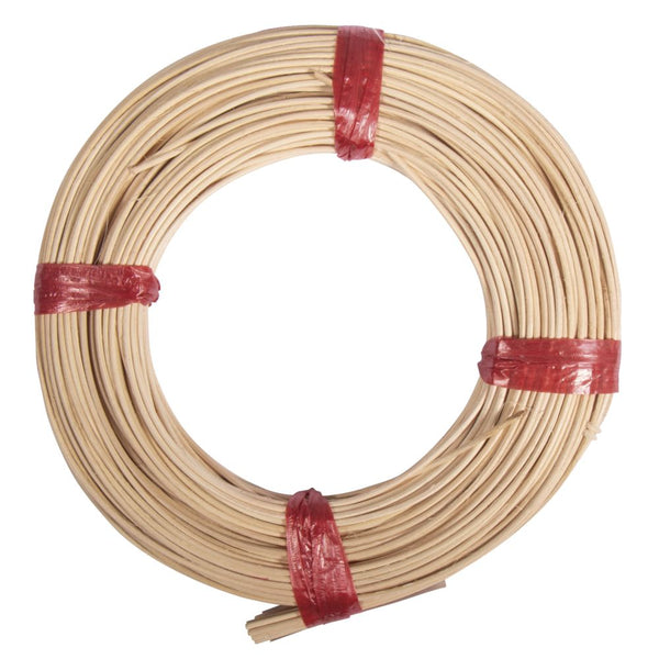 Peddigrohr 1A Rotbandqualität Nr. 4 mittelbraun 2,2mm 1 Rolle