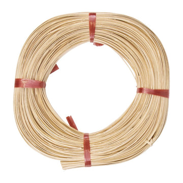 Peddigrohr-Schiene flach 4mm natur 1 Rolle