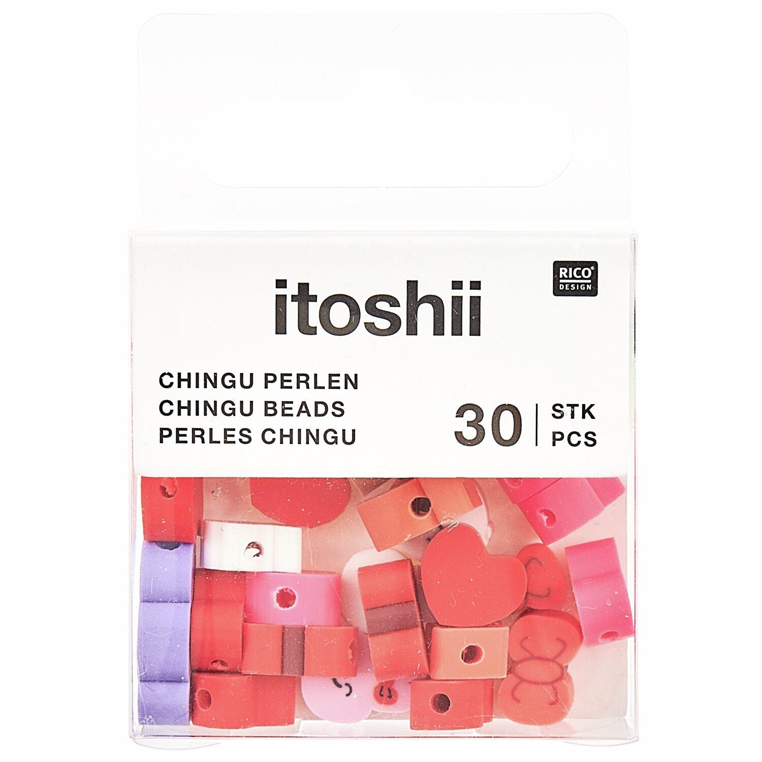 Chingu Perlen aus Polymerclay 30-teilig