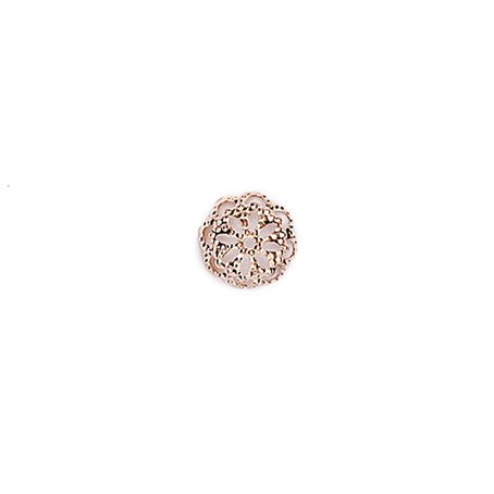 Perlkappe rosegold 8mm 10 Stück/Btl.