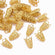 Perlkappen Tüte filigran goldfärbig 16x10mm 10 Stück/Packung