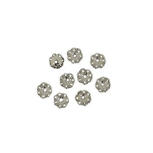 Perlkappen 5mm 25 Stück/Btl