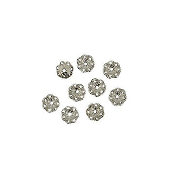 Perlkappen 5mm 25 Stück/Btl