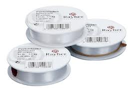 Perlonfaden transparent 0,15mm ø reißfest Rolle 50m / 200g