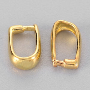 Pinch Bail Anhängerbefestigung goldfärbig 10mm 2 Stück/Packung