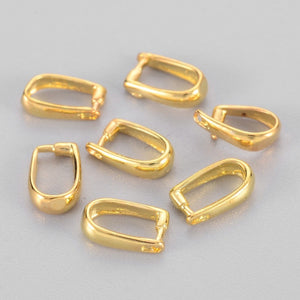 Pinch Bail Anhängerbefestigung goldfärbig 10mm 2 Stück/Packung