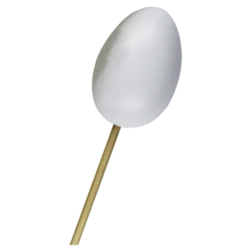 Plastikei weiß 18 cm mit Stutzen , Osterei Kunststoffei