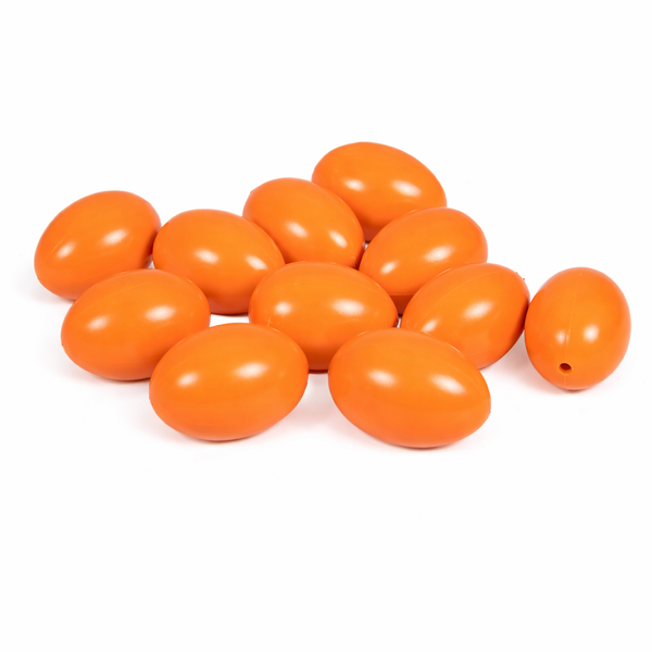 Plastikeier 6 cm bunt verschiedene Farben pro Stück