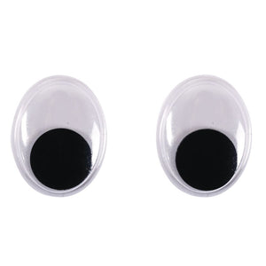 Wackelaugen oval 15x20mm 8 Stück