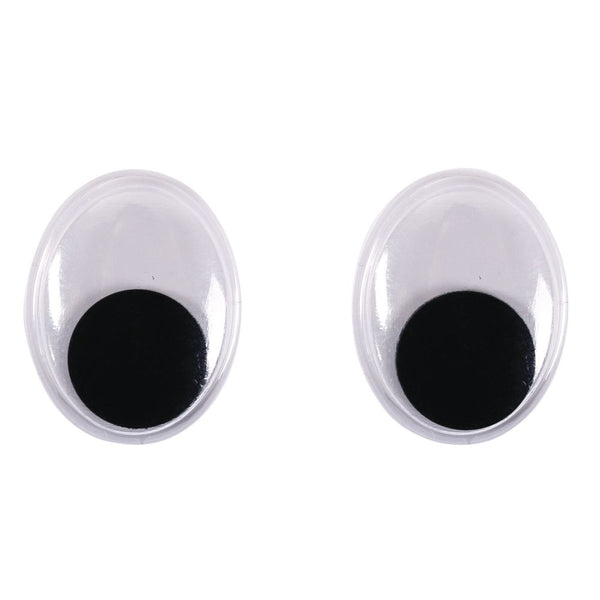 Wackelaugen oval 15x20mm 8 Stück