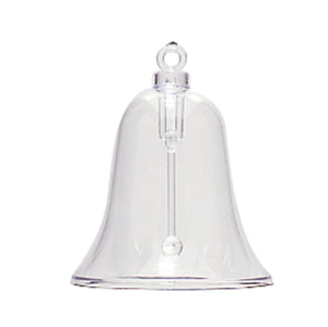 Plexiglas-Glocke mit Schlägel transparent