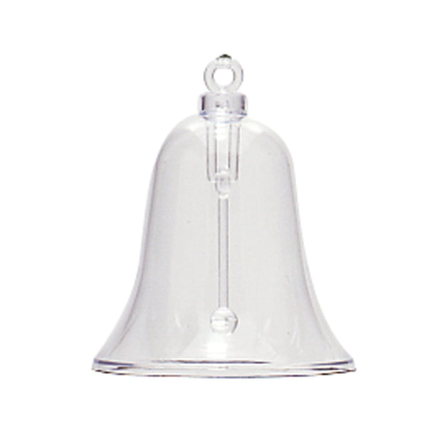 Plexiglas-Glocke mit Schlägel transparent