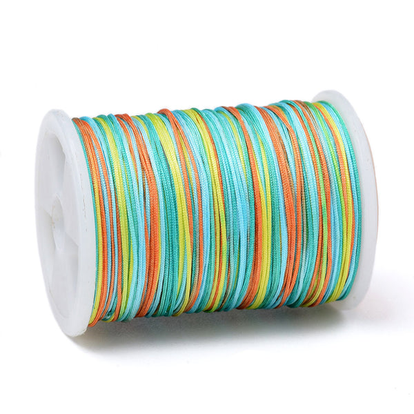 Polyesterkordel Farbmix 0,4mm 15m/Rolle