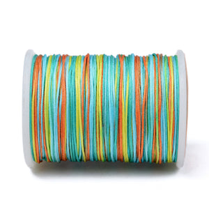 Polyesterkordel Farbmix 0,4mm 15m/Rolle