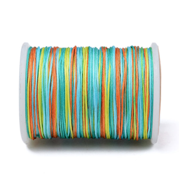Polyesterkordel Farbmix 0,4mm 15m/Rolle