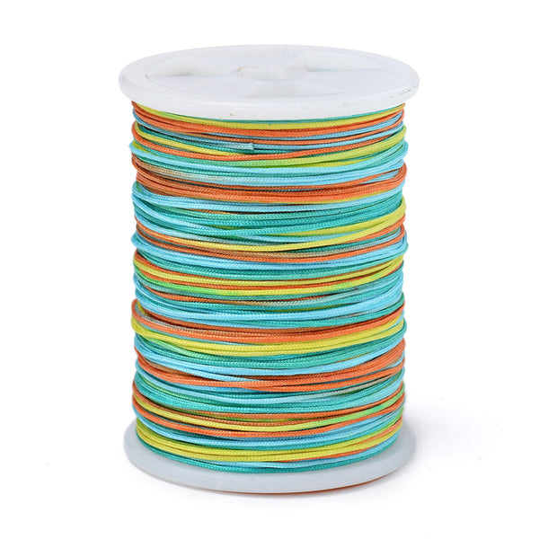 Polyesterkordel Farbmix 0,4mm 15m/Rolle