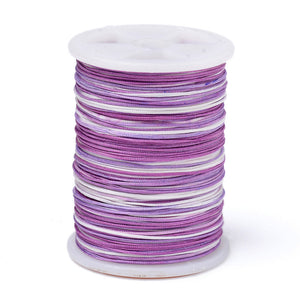 Polyesterkordel Farbmix 0,4mm 15m/Rolle