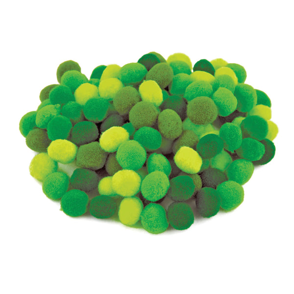 Pom Pom verschiedene Farben sortiert 10mm 120 Stück / Packung