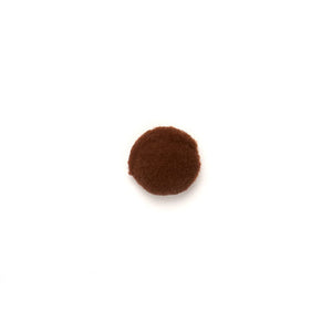 Pompons mittelbraun verschiedene Größen