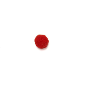 Pompons rot verschiedene Größen