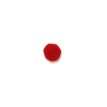 Pompons rot verschiedene Größen