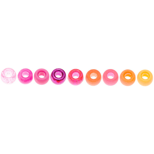 Ponii Beads Mix Acrylperlen 9x6mm 80 Stück