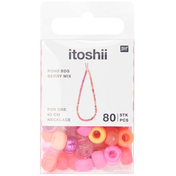 Ponii Beads Mix Acrylperlen 9x6mm 80 Stück